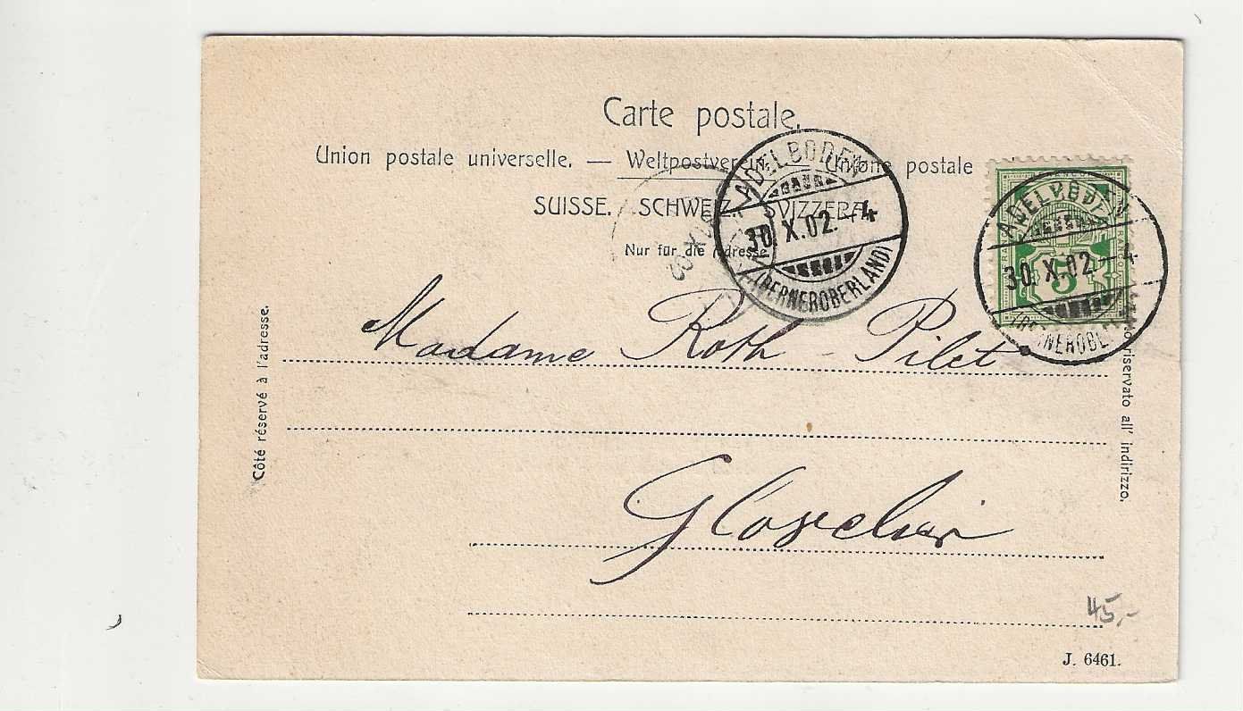Cartes postales: Adelboden, Litho, 1902 – D'occasion à Spiez par Niesen20 1