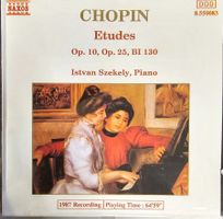 Chopin, Istvan Szekely – Etudes Op. 10, Op. 25 & BI 130