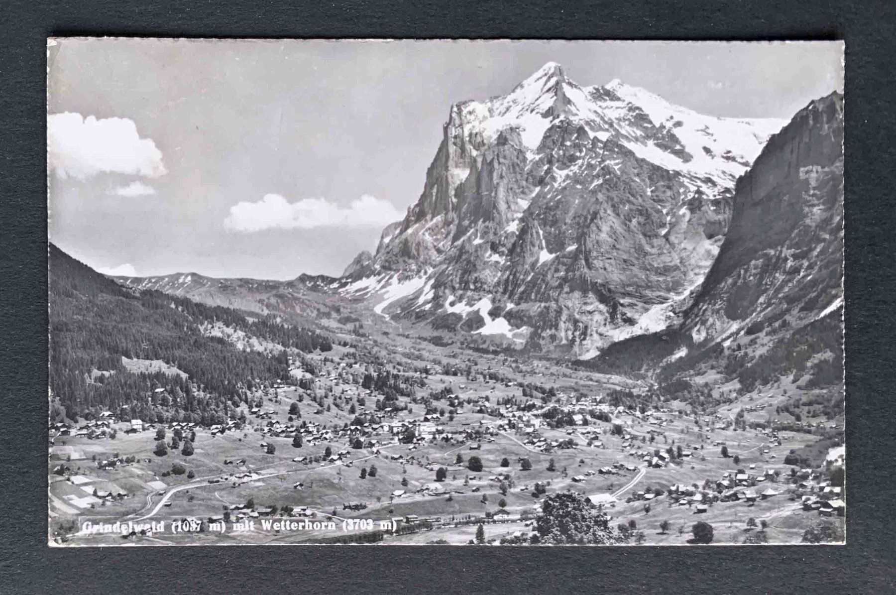Cartoline postali: AK Grindelwald mit Wetterhorn – Usato da Goldau venduto da artelier1