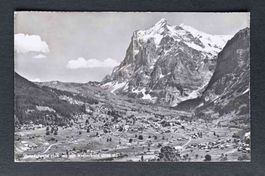 AK Grindelwald mit Wetterhorn