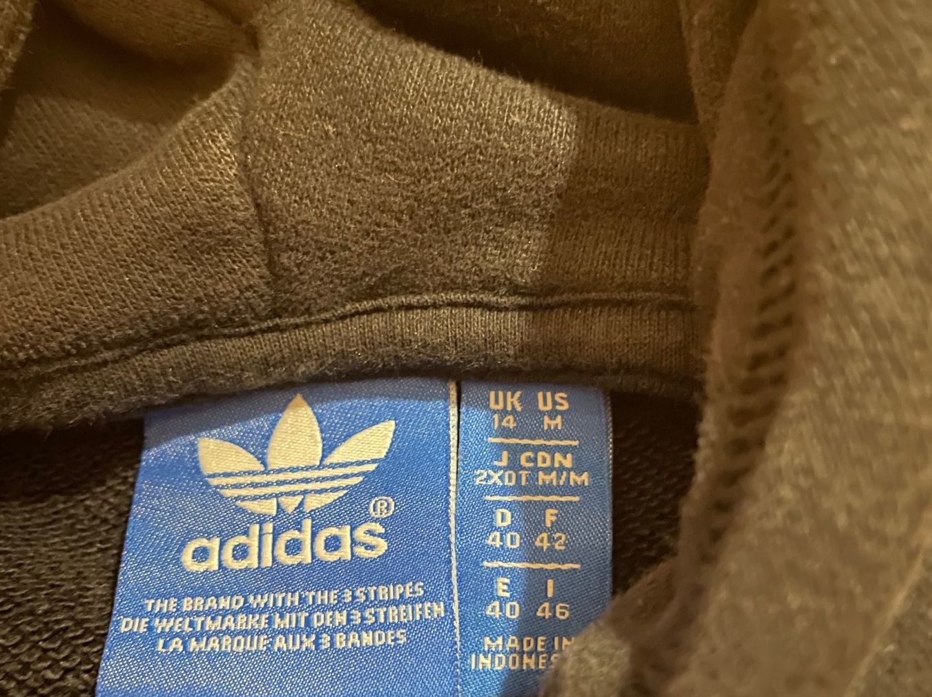 Adidas Maglioni & Felpe: Adidas Original Hoodie Schwarz Grösse M, mit Logo, Pullover – Usato da Hubersdorf venduto da JanasHeartTreasures 2