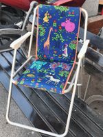 Vintage Kinder-Campingstuhl 70er Jahre Retro Klappstuhl(A47)