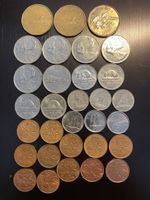 Canada, lot de 31monnaies bronze et nickel