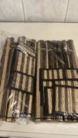 Großes Set Bambus-Tischsets / Platzdeckchen (2 Pakete, unben