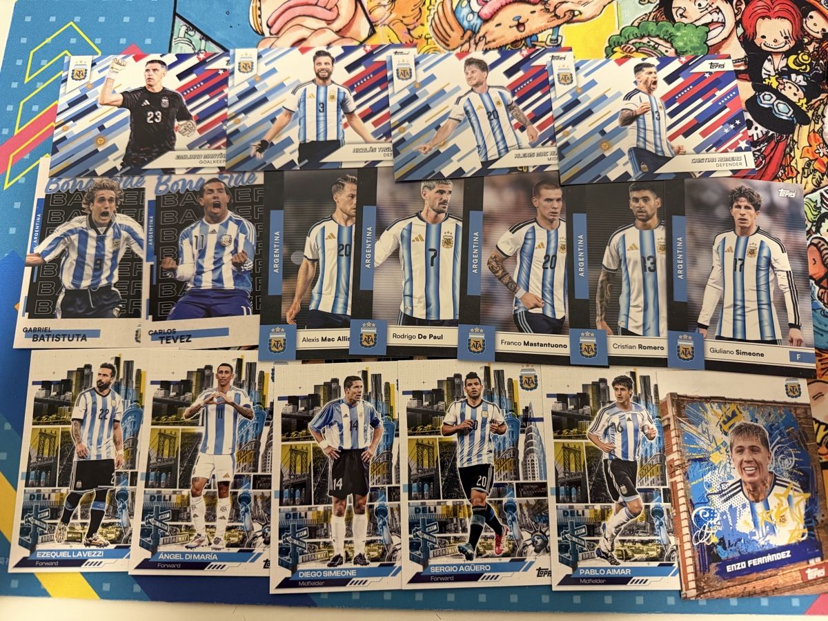 Topps Sammelbilder & Trading cards:  Argentina Topps  – Gebraucht aus S. Antonino von Mc2495