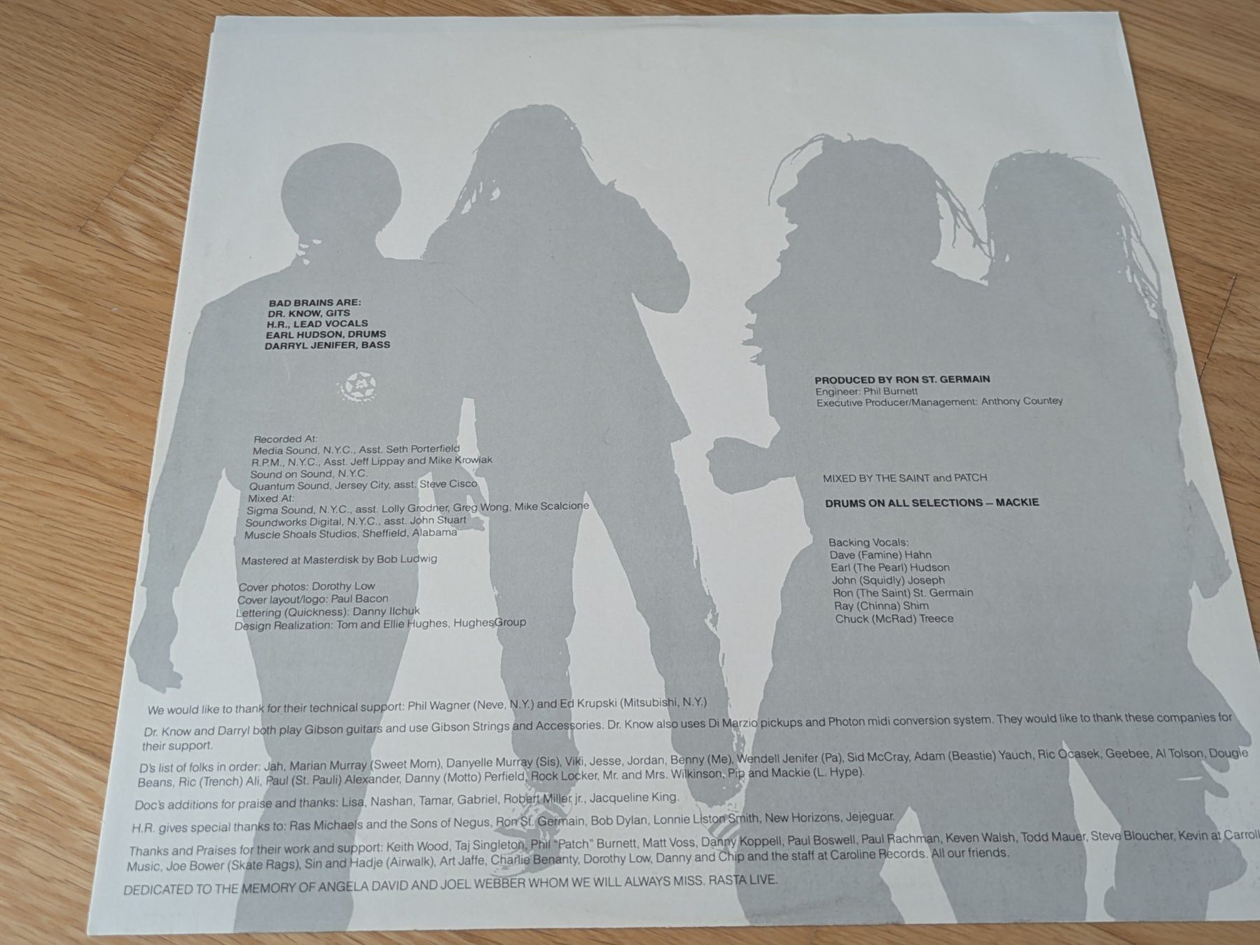 Schallplatten: Bad Brains Quickness Vinyl Original LP – Gebraucht aus Dübendorf von PanzerGeneral 2