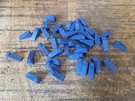 lego 4286 lot de 40 pièces Dark Blue Slope 33 3 x 1