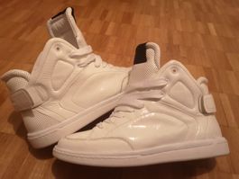 DOLCE & GABBANA luxury hi-top leather sneaker US 12 / EUR 46