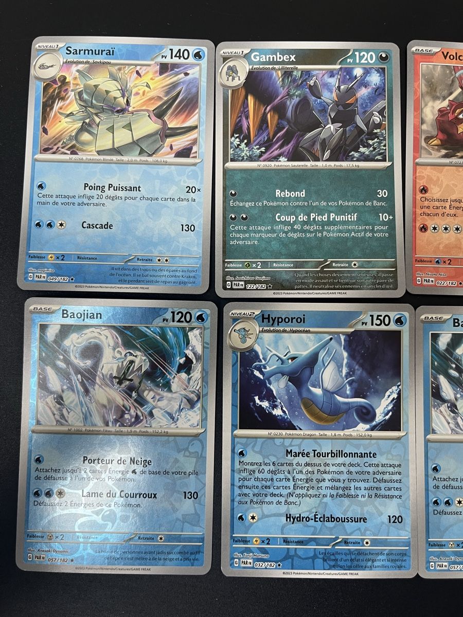 Pokémon Carte collezionabili: 6 carte Pokémon Rare Reverse EV Faille Paradoxe – Nuovo (secondo la descrizione) da Les Avanchets venduto da lunedeneige.shop 1