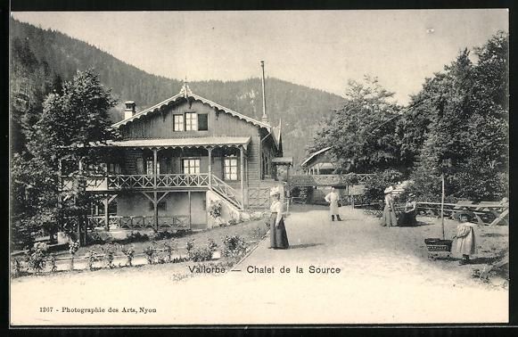 Ansichtskarten: AK Vallorbe, Chalet de la Source – Gebraucht aus Berlin von bartko-reher