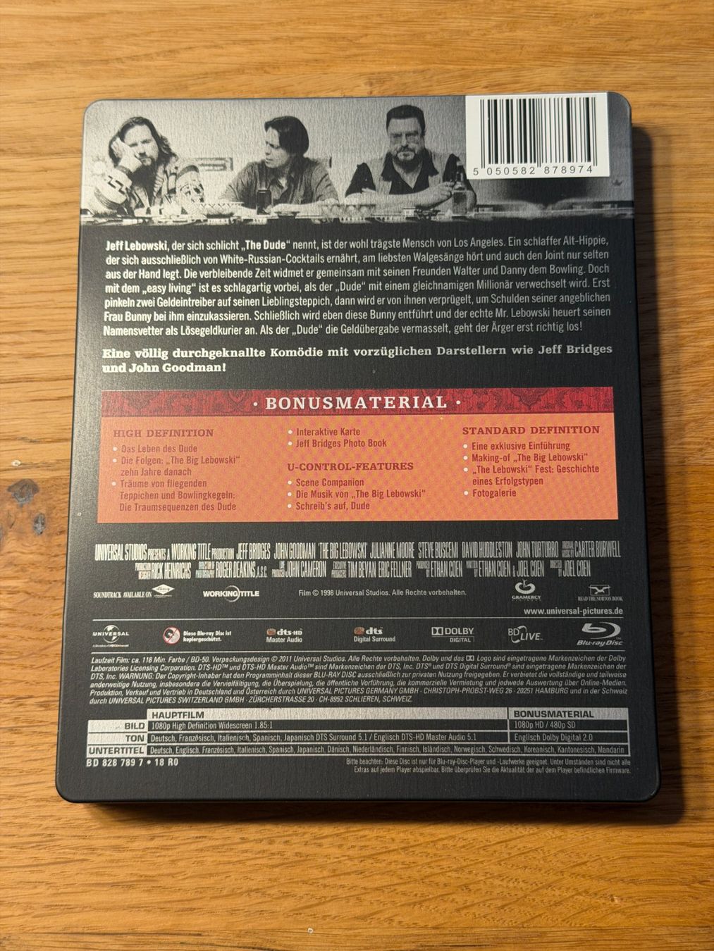 Tutti i DVDs: Big Lebowski Steelcase Blu-ray – Nuovo (secondo la descrizione) da Birmensdorf ZH venduto da SkiByte 1