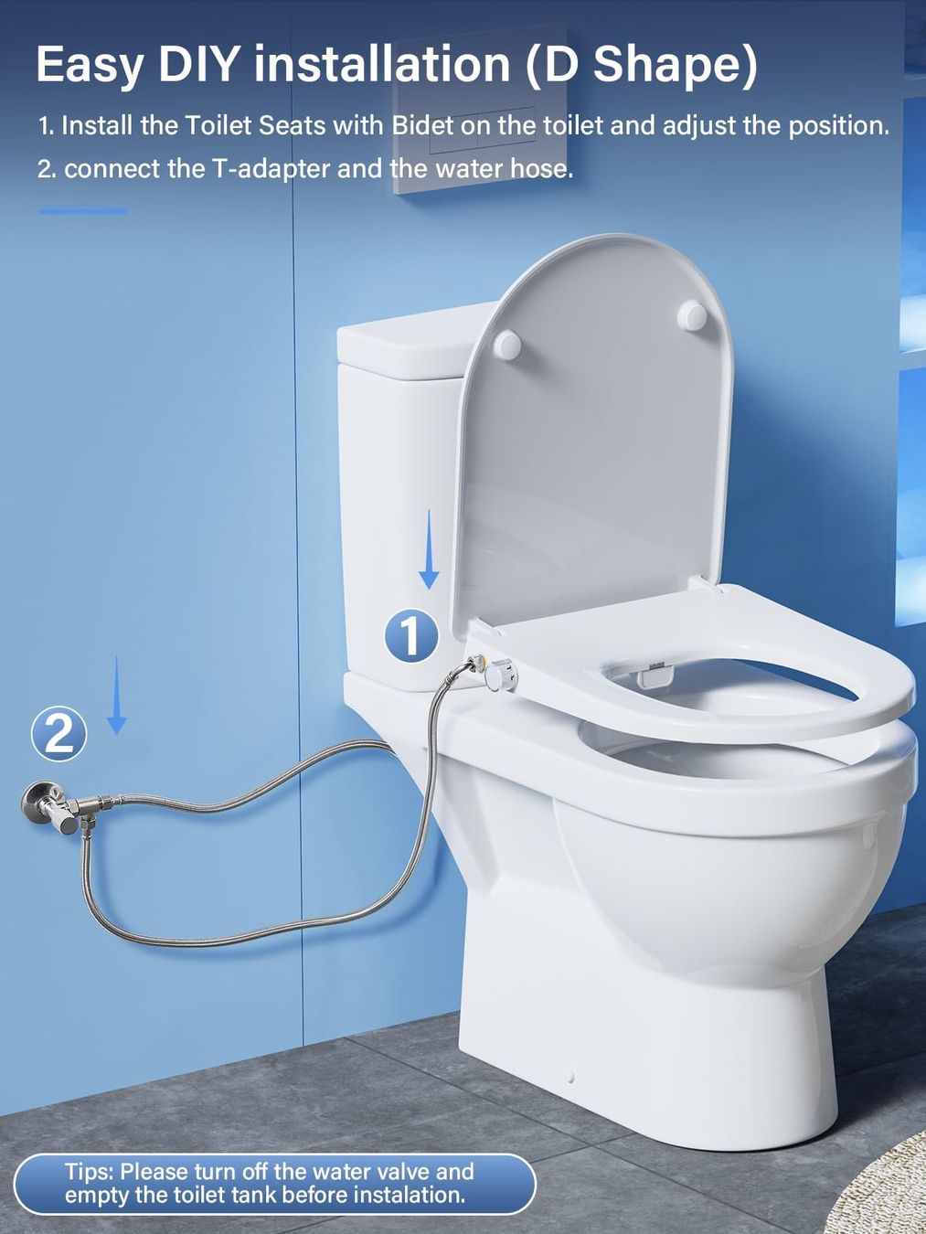 WC: WC Sitz Bidet D Form Absenkautomatik – Neuf avec emballage d'origine à Basel par EchoPeak 3