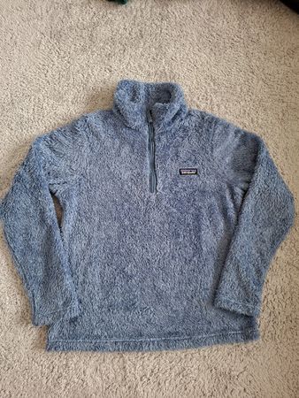 Pull Patagonia bleu à fermeture éclair taille M femme