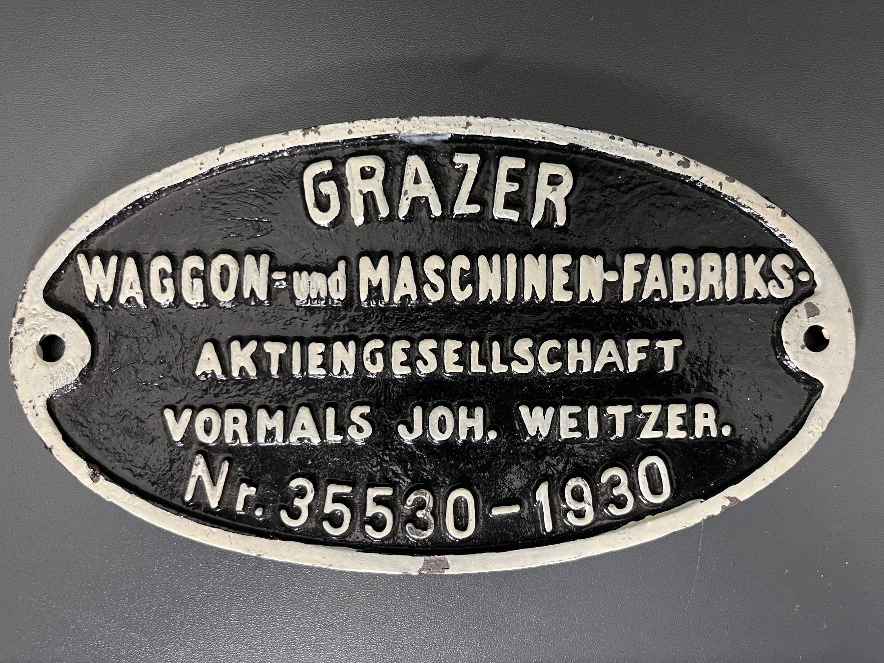 Insegne: Bahn- & Tram-Schilder Sammlung – Usato da Otelfingen venduto da Yossi-68 1