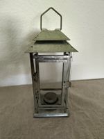 Laterne Metall mit Glas