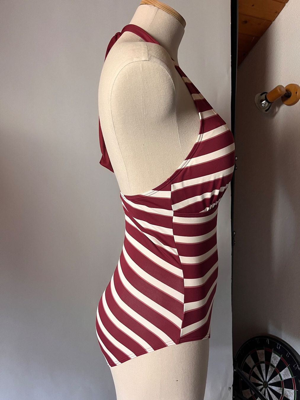 Esprit Costumi da bagno & Bikini: ESPRIT, Badekleid, Grösse 40, Farbe Rot/Weiss – Nuovo e nell'imballaggio originale da Rudolfstetten venduto da gst_g7xl 2