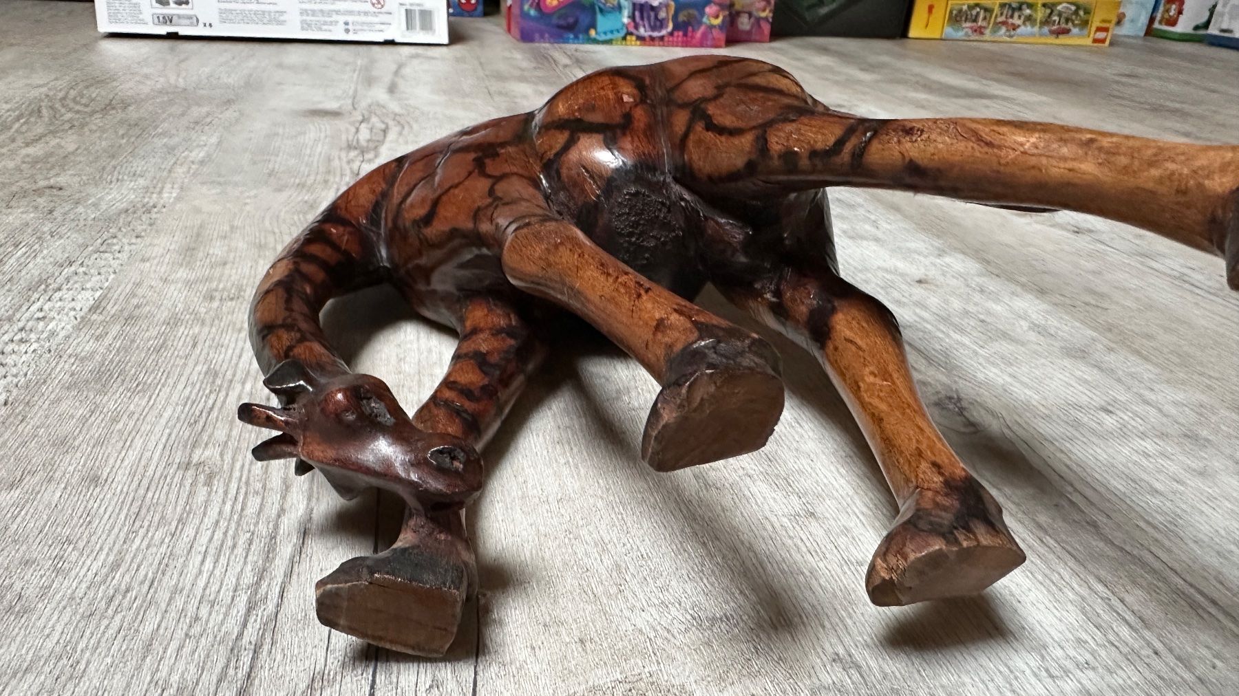 Sculture & Statue: Holz Giraffe, Deko Tierfigur aus Afrika – Usato da Arisdorf venduto da Thor63 4