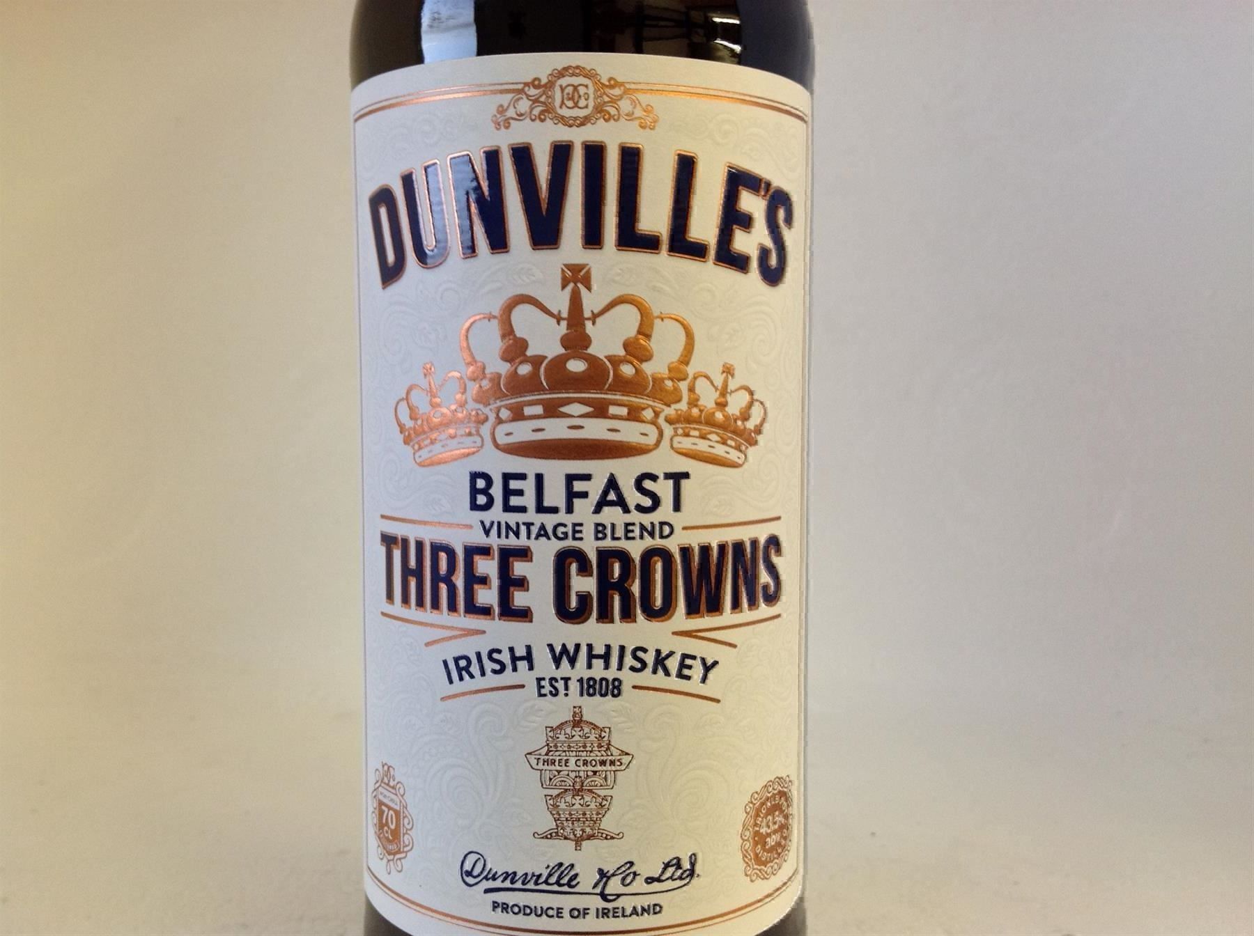 Bevande alcoliche: Dunville's Three Crowns Vintage Blend... – Nuovo e nell'imballaggio originale da Wöschnau venduto da Vinsale 1