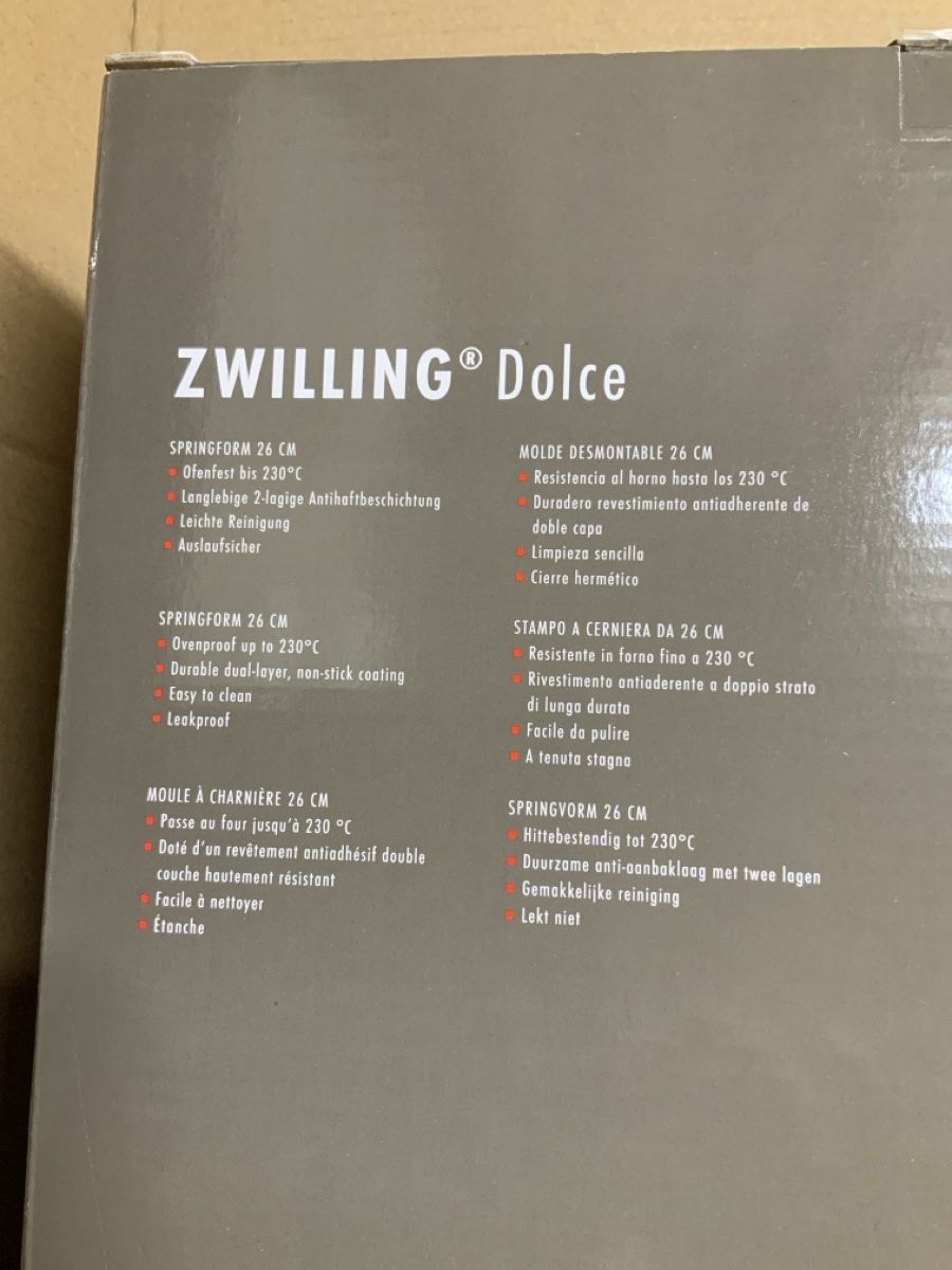 Zwilling Backformen: ZWILLING Dolce Springform 26 cm neu – Neu und originalverpackt aus Wallisellen von AS.TZ. 2