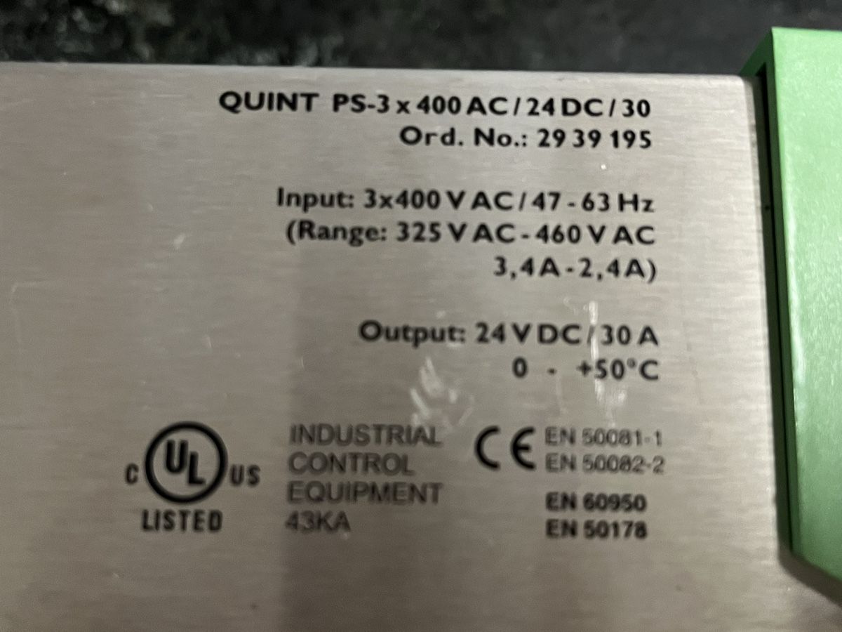 Componenti elettronici: QUINT 30 Netzgerät – Usato da winterthur venduto da melifera 5