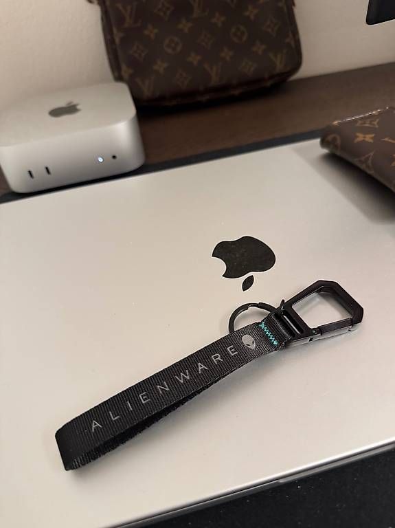 Portachiavi: Alienware fabric strap keychain / carabiner – Nuovo (secondo la descrizione) da Schübelbach venduto da Rahnmont 1