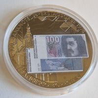 Helvetia Banknoten-Prägung 100 Fr. 1976