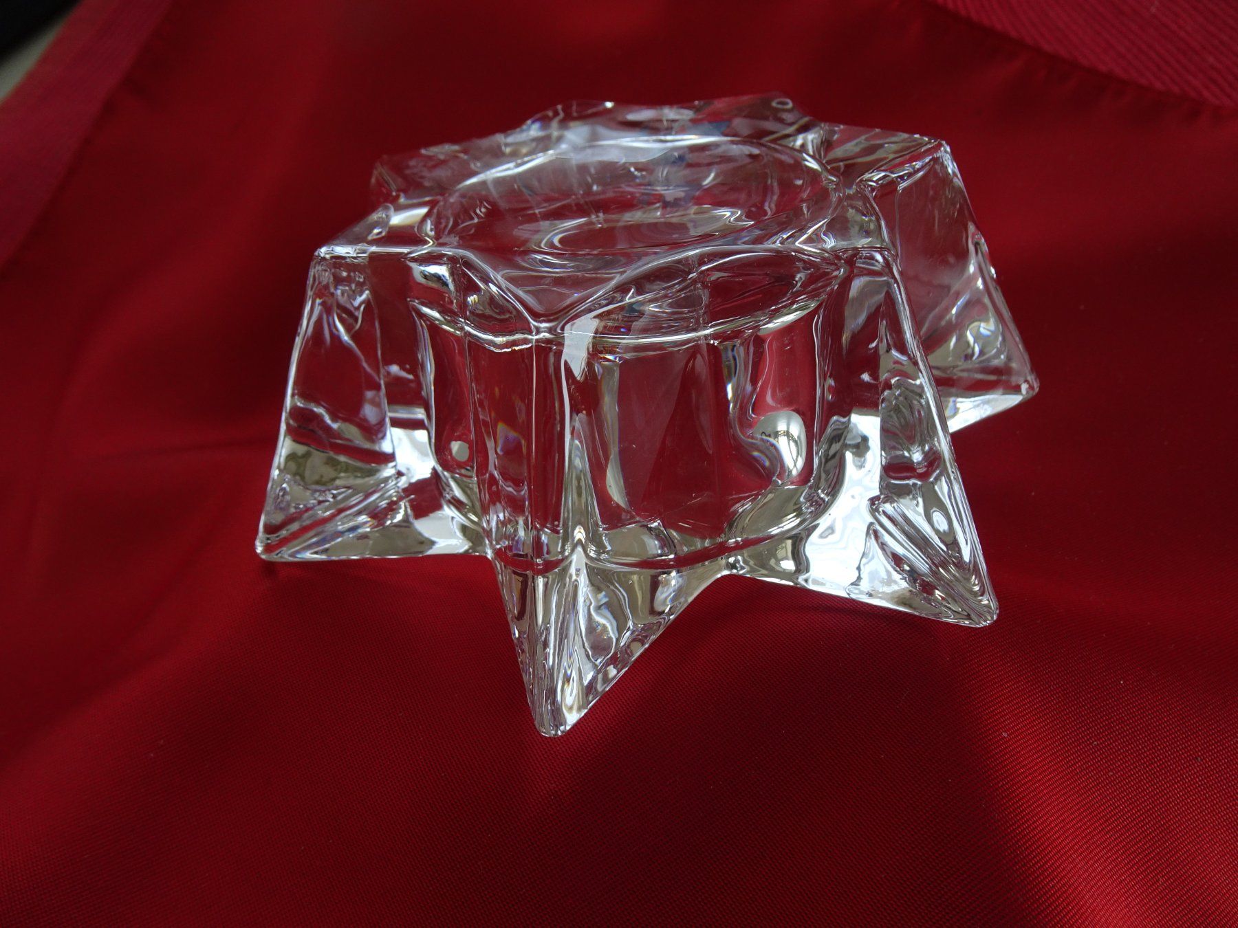 Bicchieri: Glas Kerzenhalter Stern mit Kerze. LEONARDO – Nuovo (secondo la descrizione) da Berikon venduto da Splendida43 1