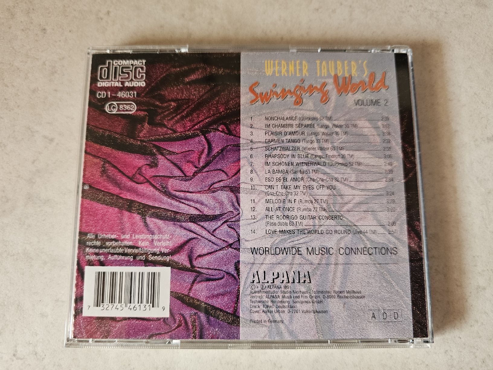 CD: Werner Tauber  -  Swining World – Usato da Schneisingen venduto da backstore24 1
