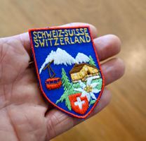 VINTAGE Badge SWITZERLAND Luftseilbahn 2 SCHWEIZ