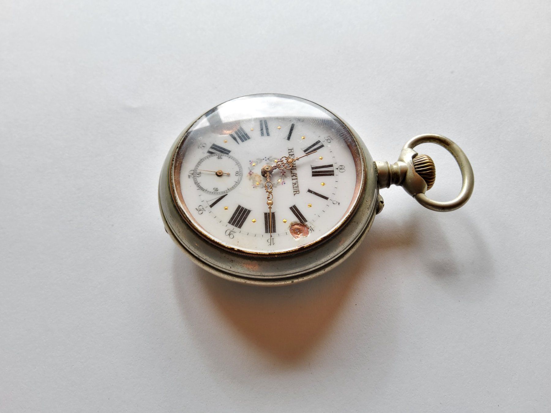 Uhren: Grande montre Régulateur  – Defekt aus Malleray von Broc-antique 9