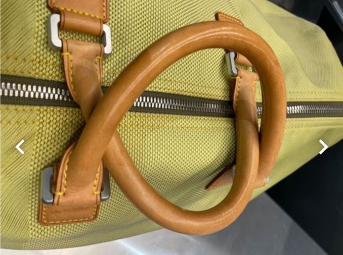 Louis Vuitton Borse: Limitierte Louis Vuitton Reisetasche, Canvas, gelb – Usato da Zürich venduto da Heinz_023 1