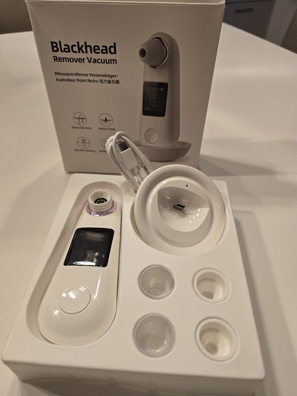 Cura del viso: Aspirateur points noirs électrique, état neuf – Nuovo (secondo la descrizione) da Fribourg venduto da naimneziri
