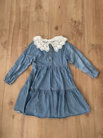 Jeanskleid von Zara Gr. 134