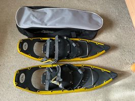 Schneeschuhe Adventuridge gelb mit Tasche, guter Zustand