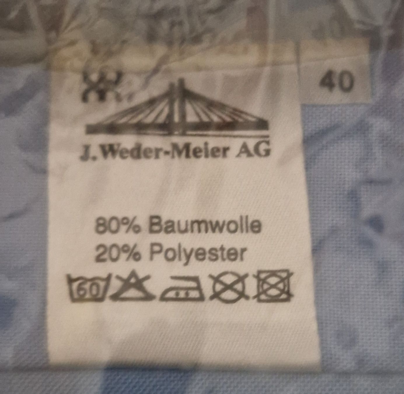 Camicie: Neues Herrenhemd, Gr. 40, hellblau mit Krawatte, Top! – Nuovo e nell'imballaggio originale da Zürich venduto da Sissi-Minouche 1