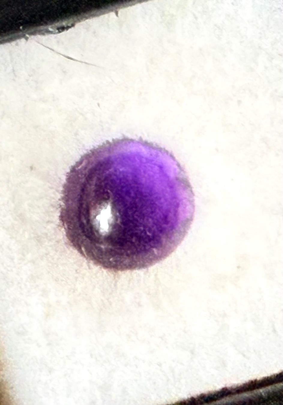 Pietre preziose: Wunderschöner Amethyst Cabochon, 1,88ct, A/HV/G – Usato da Zuerich venduto da SonderArt-Wertgut 5