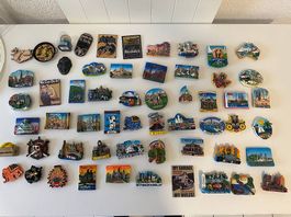 Reise-Magnete Sammlung - ca. 60 Stück zur Auswahl