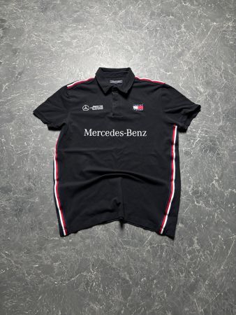 Vintage Mercedes Benz x Tommy Carbranded Polo Shirt (M)