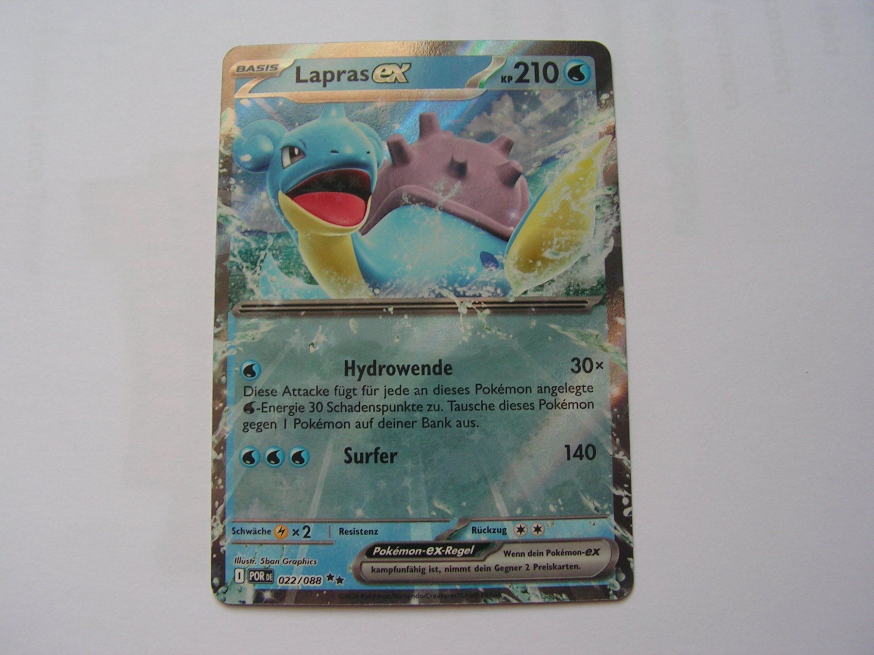 Pokémon Sammelbilder & Trading cards: Lapras EX 022/088 Optimale Ordnung – Neu (gemäss Beschreibung) aus Aesch BL von Hansboeni 1