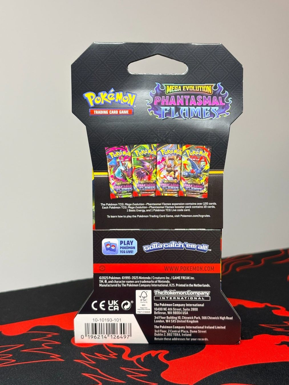 Pokémon Sammelbilder & Trading cards: Pokémon Phantasmal Flames Sleeved Booster – Neu und originalverpackt aus Olten von p1xx3l 1