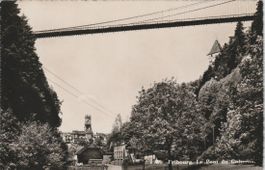 AB 126 Fribourg, Le Pont du Gotteron, ≈ 1950