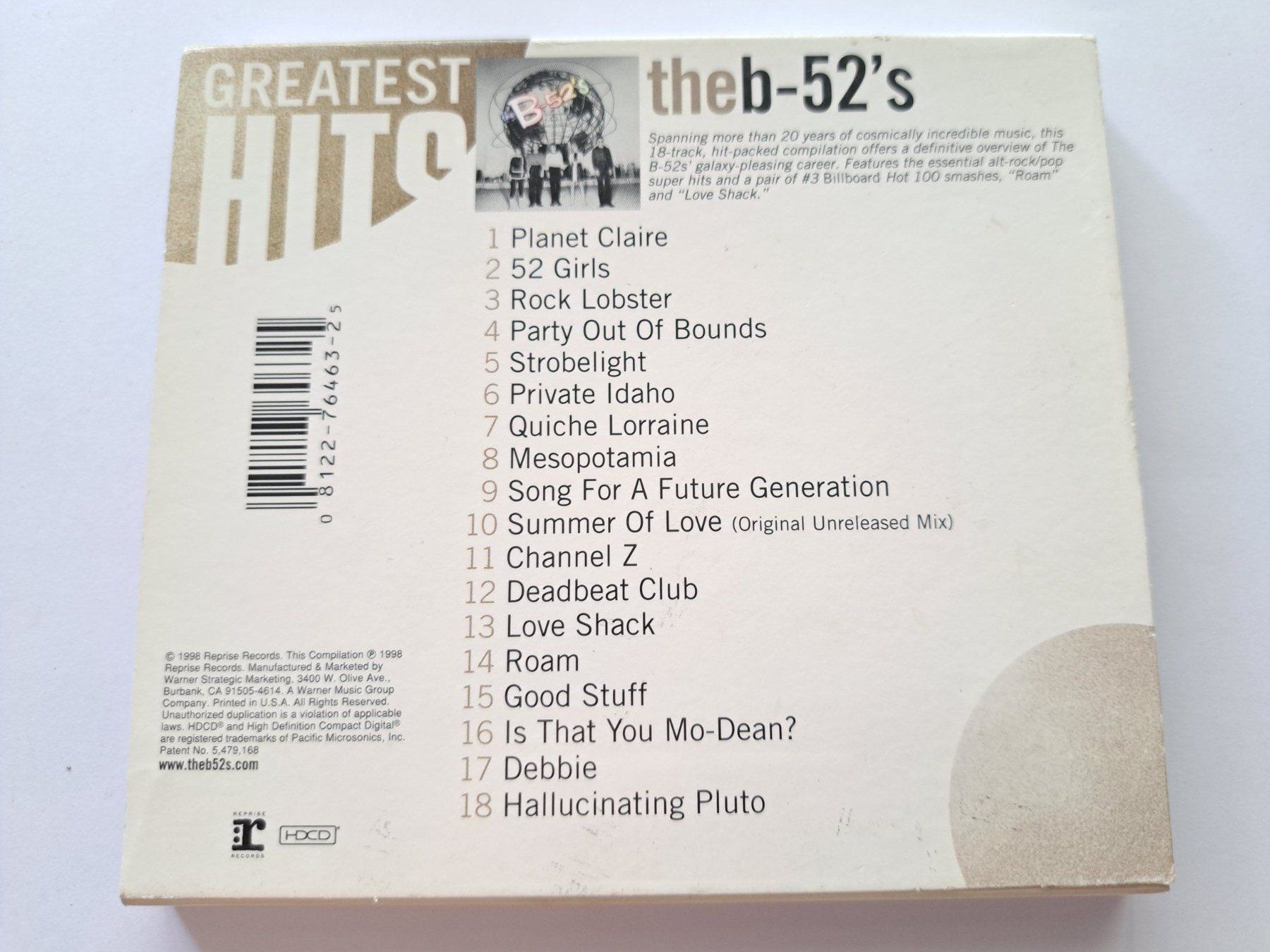 CDs: Cd The B52's - Greatest Hits – D'occasion à Pully par bro_n52j 1