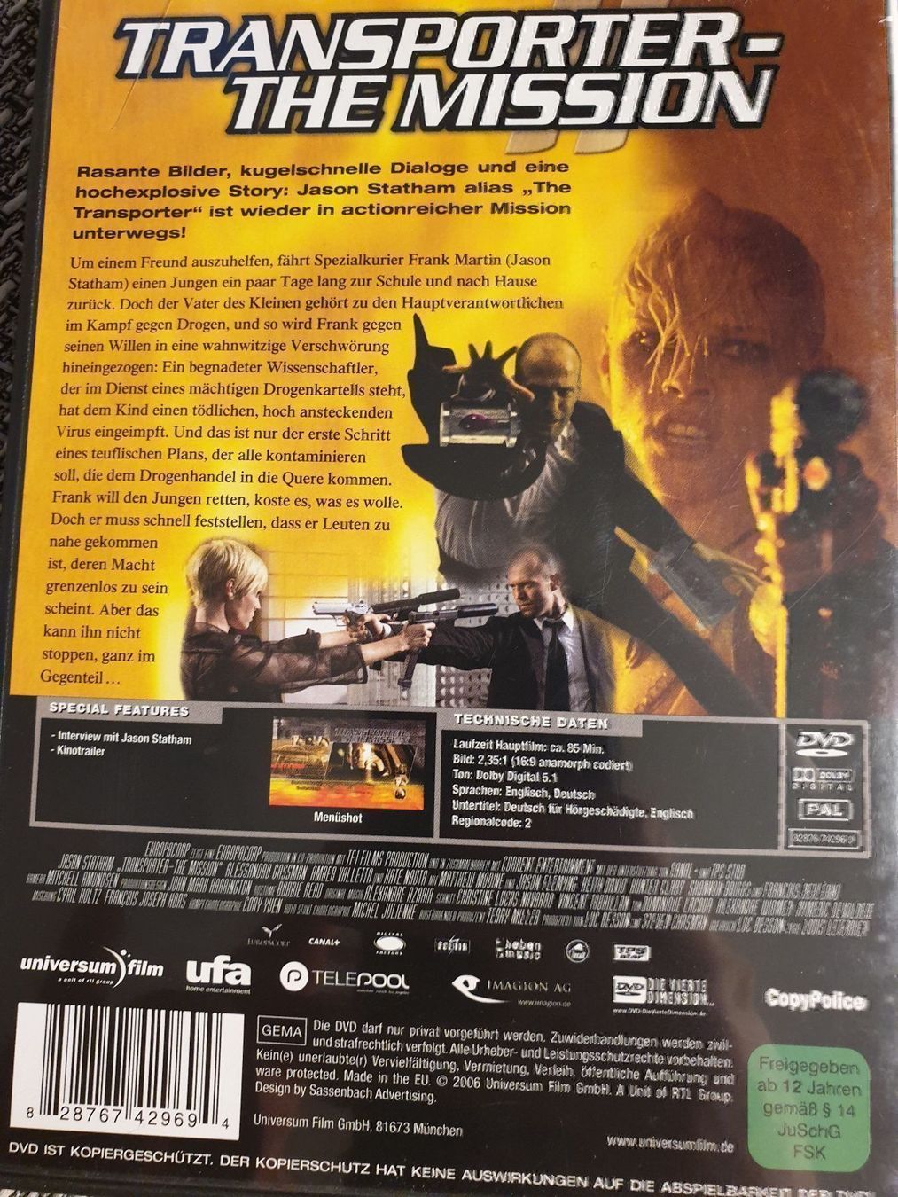 Tutti i DVDs: Transporter the Mission & Transporter 3 – Usato da Felben-Wellhausen venduto da Brummbaer90 2