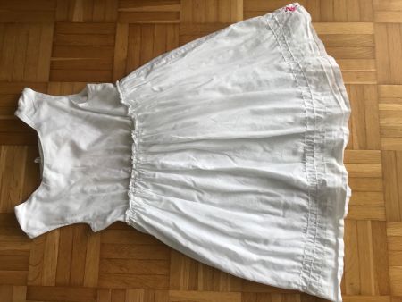 Sommer-Kleid von Inside Grösse 110 weiss - Porto 3.40