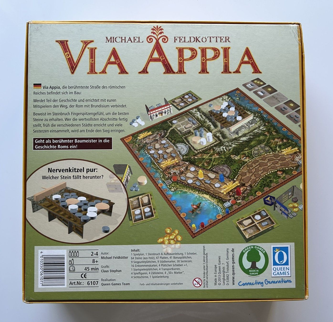 Giochi: Brettspiel "Via Appia" - Queen Games – Nuovo (secondo la descrizione) da Baar venduto da WhatTheFunk01 1