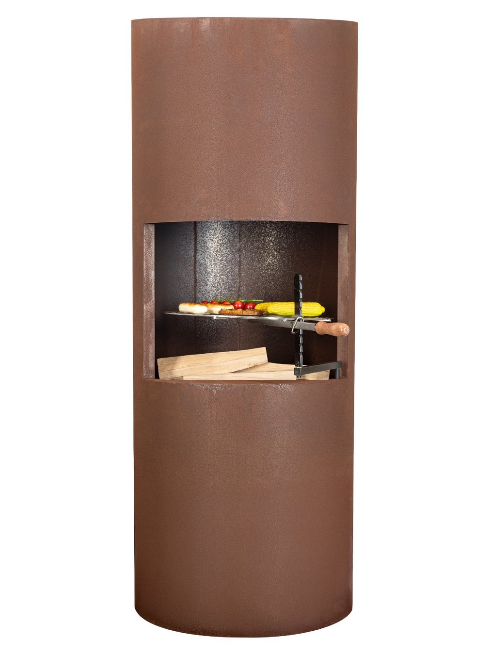Camini: Cheminée "Cylindro", Rost, Ø 67 x 185cm – Nuovo e nell'imballaggio originale da Triengen venduto da Michele-G 7