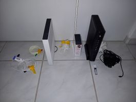 WLAN-Box 2 + Repeater & Kabel: Top Zustand für Dein Homeoffi
