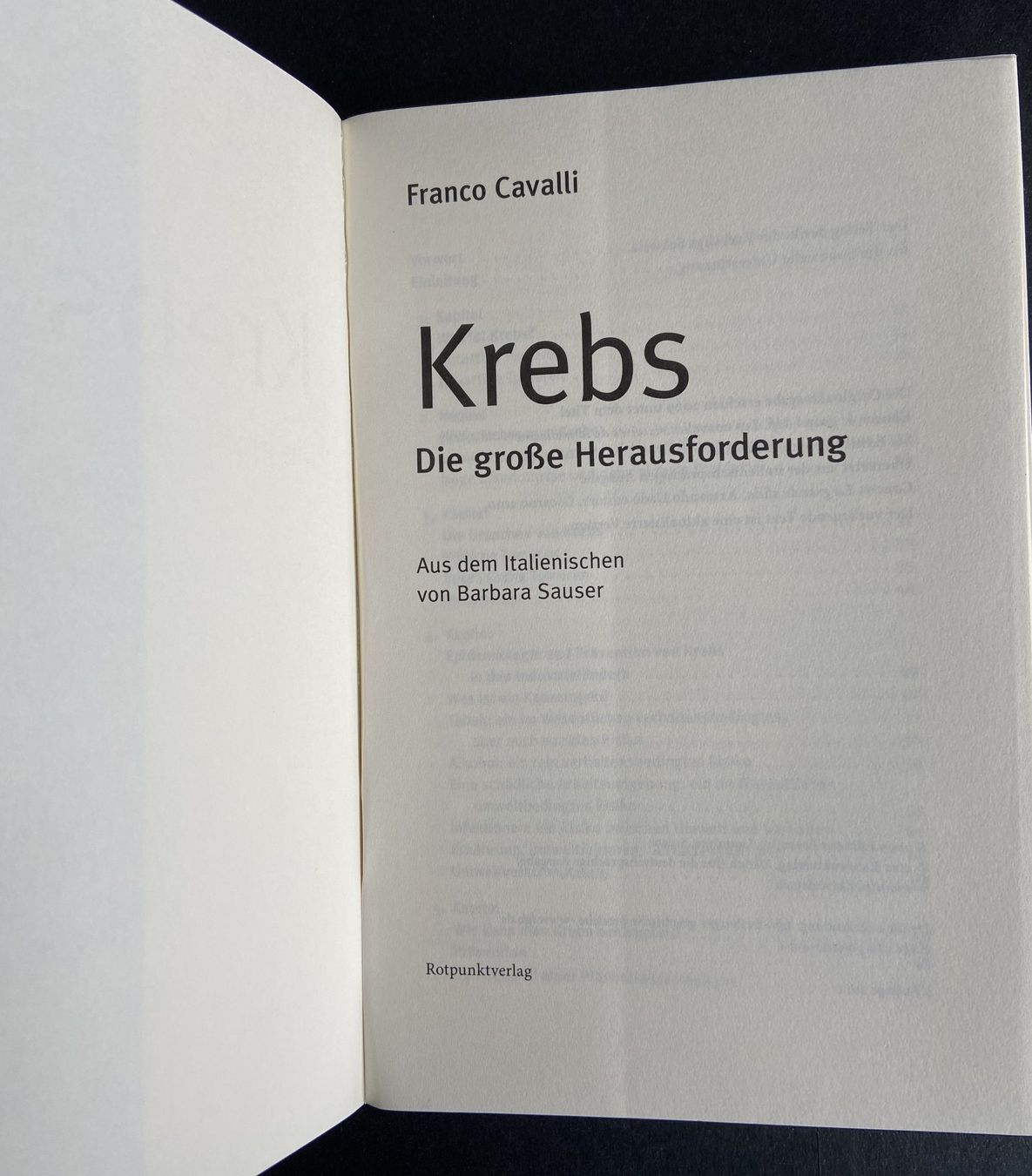 Libri: 2 Bücher über Krebs – Usato da Böckten venduto da Hansi36 6