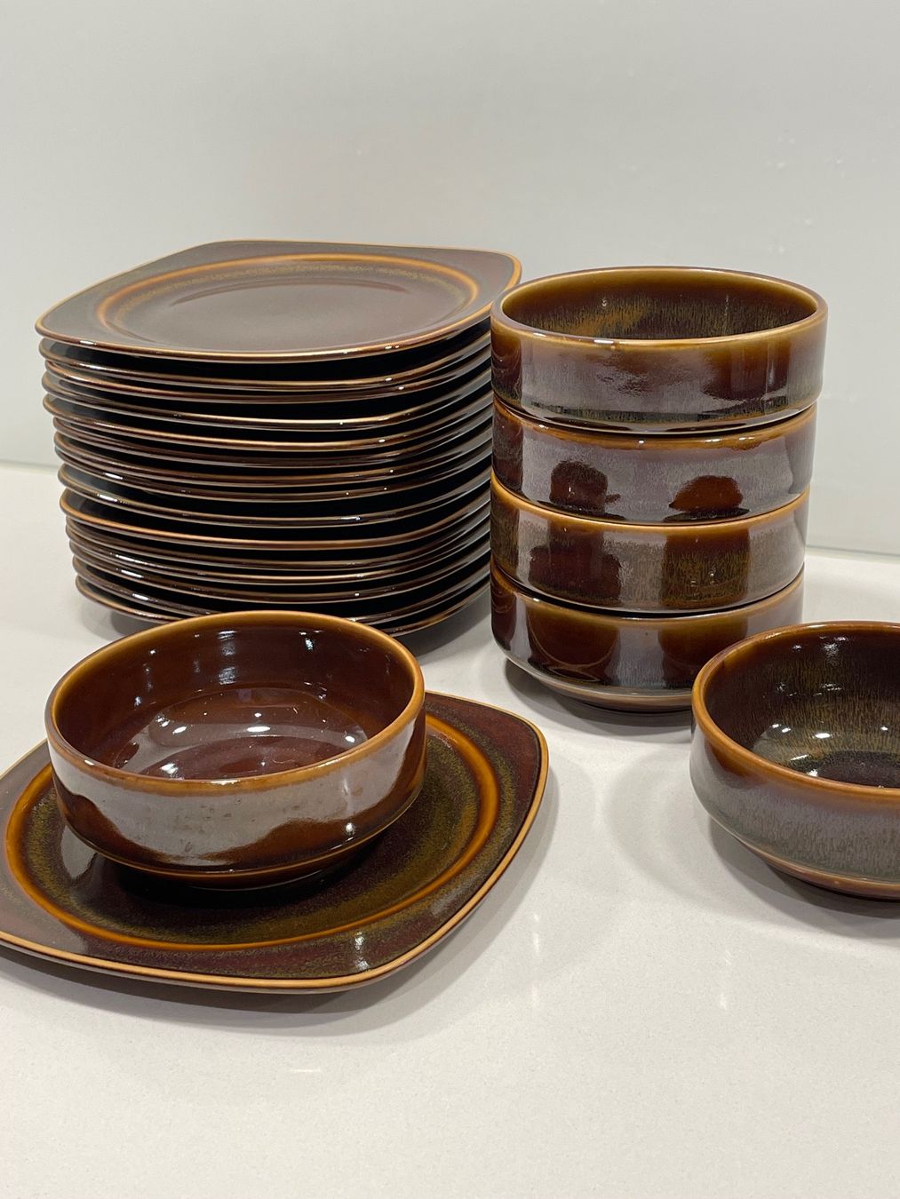 Set di piatti: 6er Set Vintage Schweizer Langethal - jetzt komplett – Usato da Zürich venduto da plumita 3