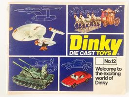 DINKY TOYS No.12 Katalog Prospekt Vintage 1976